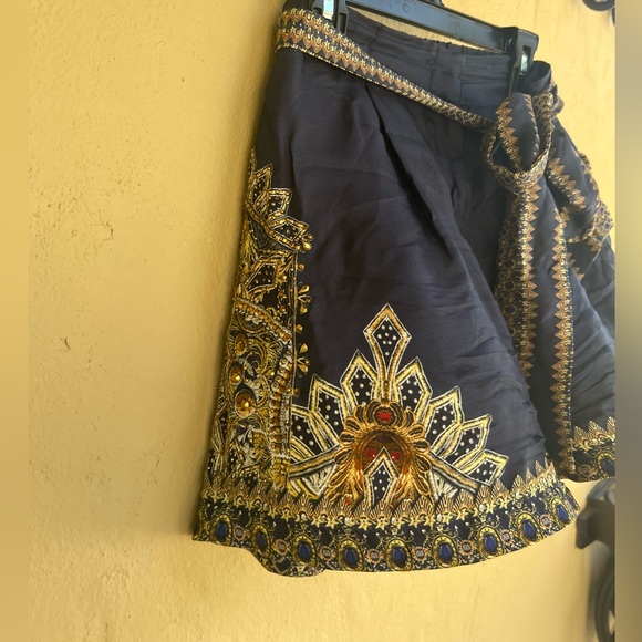 Camilla Torero Belted Navy Shorts - Picture 5 of 6